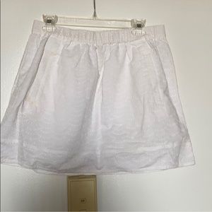 J Crew White Lace Skirt size Medium